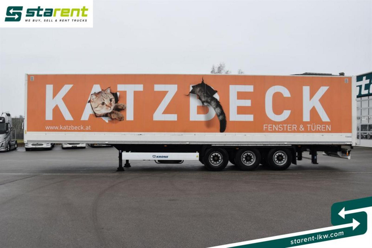 Semirremolque caja cerrada Krone Kleider- Trockenfrachtkoffer Wabco Rückfahrsensor: foto 8