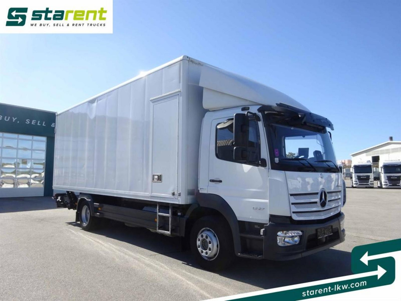 Mercedes Benz Atego 1227 Koffer Ladebordwand 1500 Kg Seitentür - Camión caja cerrada: foto 3 Mercedes Benz Atego 1227 Koffer Ladebordwand 1500 Kg Seitentür - Camión caja cerrada: foto 3
