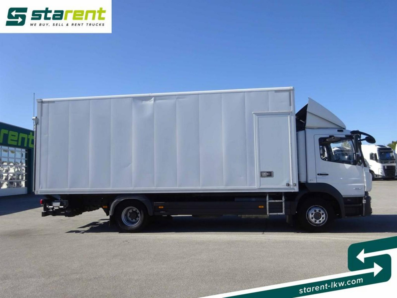 Mercedes Benz Atego 1227 Koffer Ladebordwand 1500 Kg Seitentür - Camión caja cerrada: foto 4 Mercedes Benz Atego 1227 Koffer Ladebordwand 1500 Kg Seitentür - Camión caja cerrada: foto 4