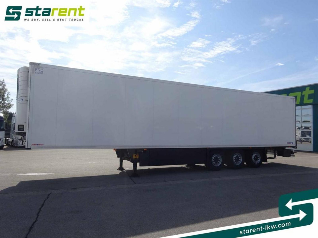 Schmitz Carrier Vector 1550 Palettenkasten Zurrleiste - Semirremolque frigorífico: foto 1 Schmitz Carrier Vector 1550 Palettenkasten Zurrleiste - Semirremolque frigorífico: foto 1