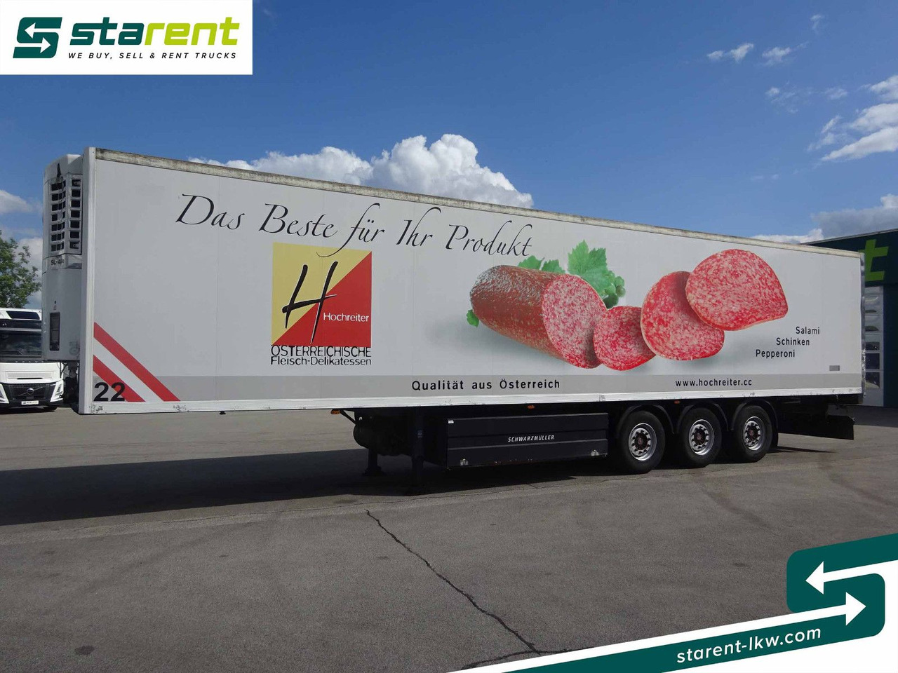 Schwarzmüller Thermotrailer, Thermo King SL400, Liftachse, SAF - Semirremolque frigorífico: foto 1 Schwarzmüller Thermotrailer, Thermo King SL400, Liftachse, SAF - Semirremolque frigorífico: foto 1