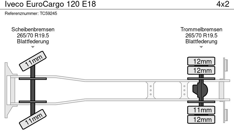 Iveco EuroCargo 120 E18 - Camión chasis: foto 4 Iveco EuroCargo 120 E18 - Camión chasis: foto 4