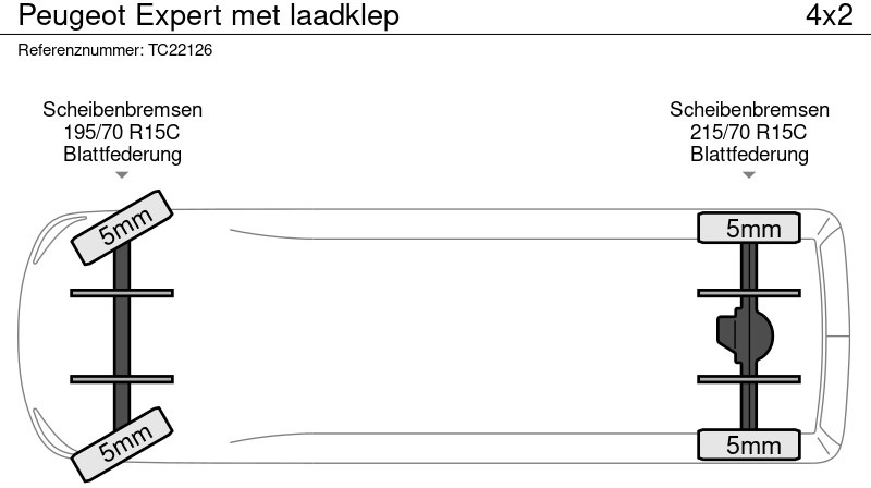 Peugeot Expert met laadklep - Furgoneta caja cerrada: foto 5 Peugeot Expert met laadklep - Furgoneta caja cerrada: foto 5