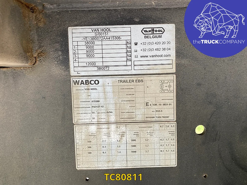 Van Hool - Semirremolque caja cerrada: foto 2 Van Hool - Semirremolque caja cerrada: foto 2