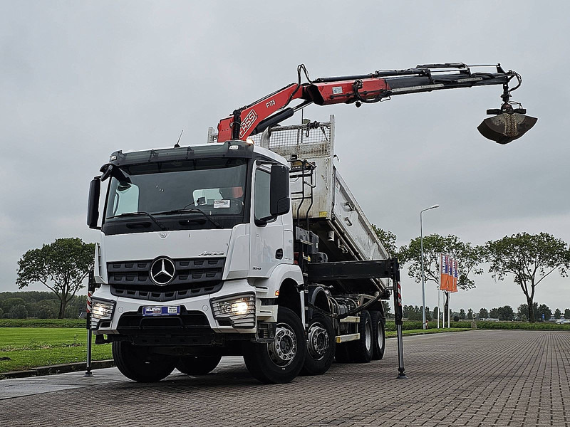 Mercedes-Benz AROCS 3243 FASSI F175A023 - Camión volquete, Camión grúa: foto 1 Mercedes-Benz AROCS 3243 FASSI F175A023 - Camión volquete, Camión grúa: foto 1