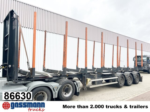 Gsodam 3-Achs Holzauflieger, Liftachse - Semirremolque maderero: foto 1 Gsodam 3-Achs Holzauflieger, Liftachse - Semirremolque maderero: foto 1