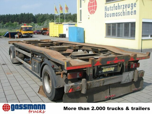 Hüffermann HAR 1870 - Remolque multilift/ Portacontenedores de cadenas: foto 3 Hüffermann HAR 1870 - Remolque multilift/ Portacontenedores de cadenas: foto 3