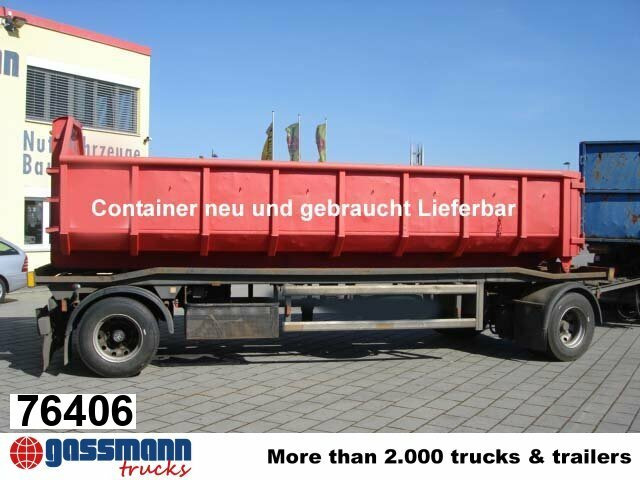 Hüffermann HAR 1870 - Remolque multilift/ Portacontenedores de cadenas: foto 1 Hüffermann HAR 1870 - Remolque multilift/ Portacontenedores de cadenas: foto 1