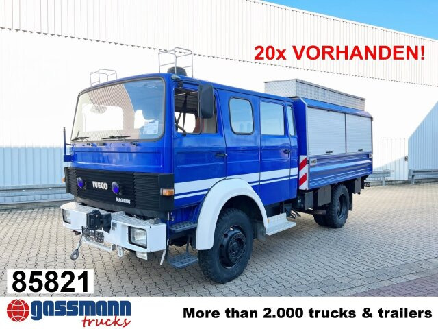 Iveco 120-23 AW 4x4 Doka, V8-Motor, Gerätewagen, - Camión caja abierta: foto 1 Iveco 120-23 AW 4x4 Doka, V8-Motor, Gerätewagen, - Camión caja abierta: foto 1