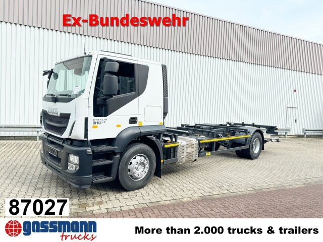 Iveco Stralis AT 190 S31FP-CM 4x2, LBW BÄR, - Camión portacontenedore/ Intercambiable: foto 1 Iveco Stralis AT 190 S31FP-CM 4x2, LBW BÄR, - Camión portacontenedore/ Intercambiable: foto 1
