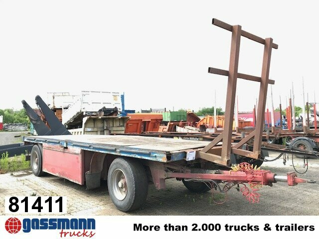 Kässbohrer V 12L - Remolque plataforma/ Caja abierta: foto 1 Kässbohrer V 12L - Remolque plataforma/ Caja abierta: foto 1