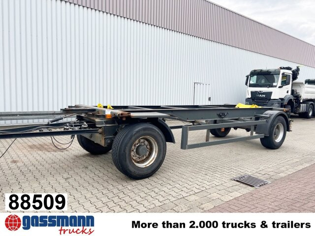 Kögel AWE 18, Ex-Fahrschule - Remolque portacontenedore/ Intercambiable: foto 1 Kögel AWE 18, Ex-Fahrschule - Remolque portacontenedore/ Intercambiable: foto 1