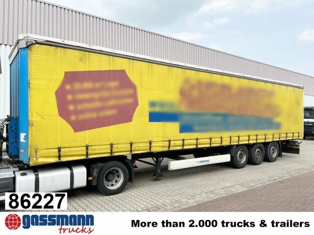 Krone SDP 27 , Edscha-Verdeck - Semirremolque plataforma/ Caja abierta: foto 1 Krone SDP 27 , Edscha-Verdeck - Semirremolque plataforma/ Caja abierta: foto 1