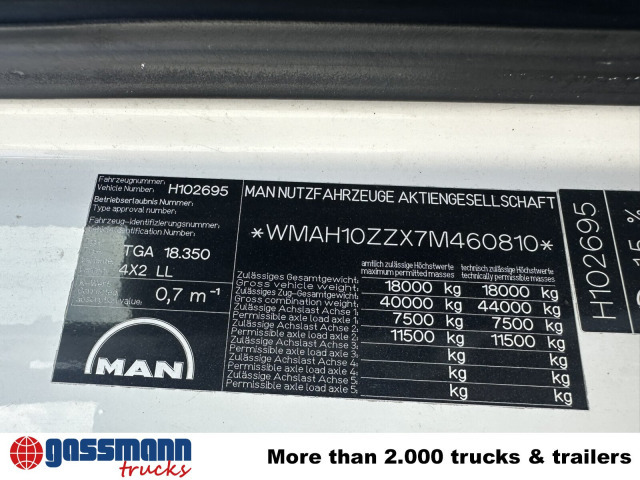 MAN TGA 18.350 4x2 LL, Fahrschulausstattung - Camión caja cerrada: foto 2 MAN TGA 18.350 4x2 LL, Fahrschulausstattung - Camión caja cerrada: foto 2