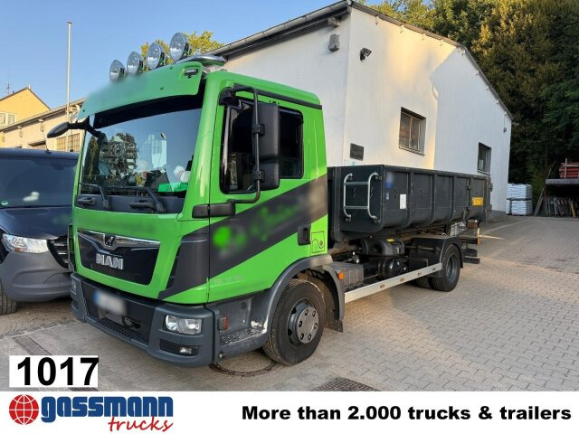 MAN TGL 10.180 4x2 BL, City-Abrollkipper - Camión multibasculante: foto 1 MAN TGL 10.180 4x2 BL, City-Abrollkipper - Camión multibasculante: foto 1