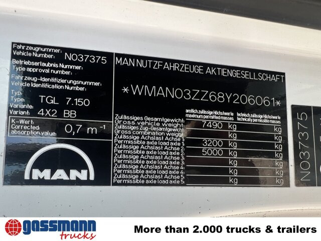 MAN TGL 7.150 4x2 BB mit LBW BÄR - Camión caja abierta: foto 4 MAN TGL 7.150 4x2 BB mit LBW BÄR - Camión caja abierta: foto 4