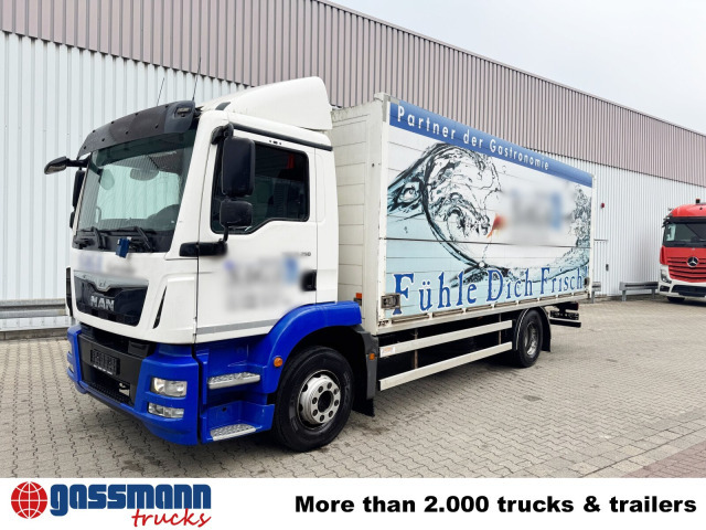 Camión caja cerrada MAN TGM 15.250 4x2 LL, Getränkekoffer, Navi: foto 8
