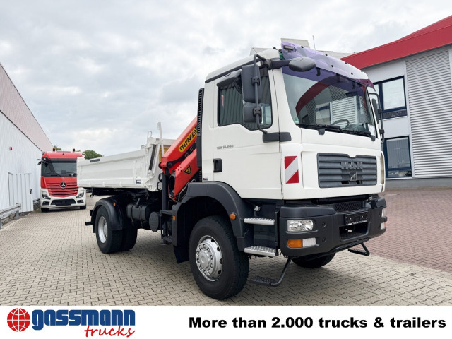Camión volquete, Camión grúa MAN TGM 18.240 4x4 BB mit Kran Palfinger PK9501: foto 10