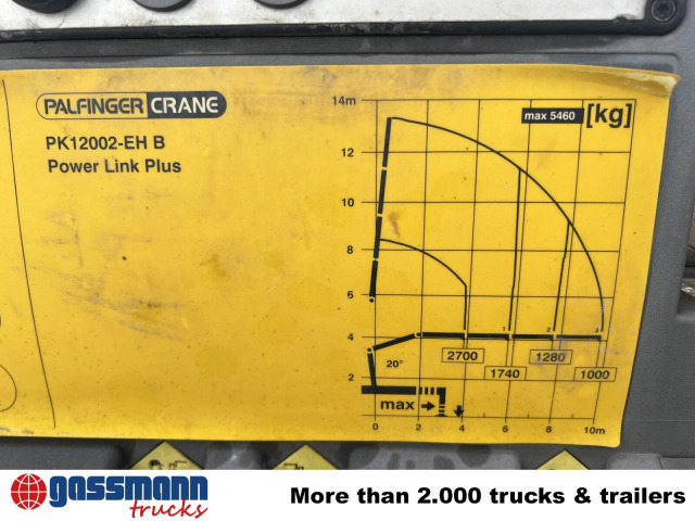 MAN TGS 18.400 4X2 BL, Kran PK 12002-EH B Funk, 2x - Camión caja abierta, Camión grúa: foto 4 MAN TGS 18.400 4X2 BL, Kran PK 12002-EH B Funk, 2x - Camión caja abierta, Camión grúa: foto 4