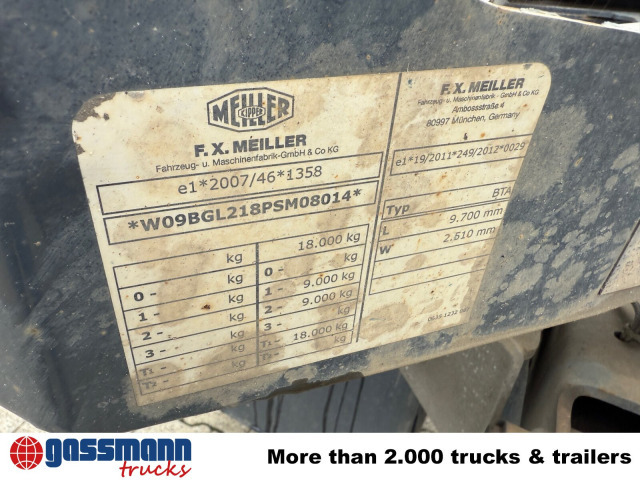 Meiller MG18-ZO 5.4 Abrollanhänger - Remolque multilift/ Portacontenedores de cadenas: foto 4 Meiller MG18-ZO 5.4 Abrollanhänger - Remolque multilift/ Portacontenedores de cadenas: foto 4