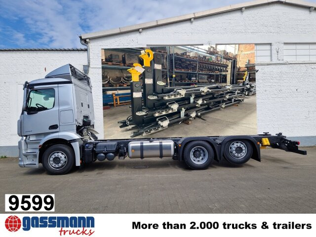 Mercedes-Benz Actros 2553 LL 6x2/46, Retarder, Liftachse, - Camión multibasculante: foto 1 Mercedes-Benz Actros 2553 LL 6x2/46, Retarder, Liftachse, - Camión multibasculante: foto 1