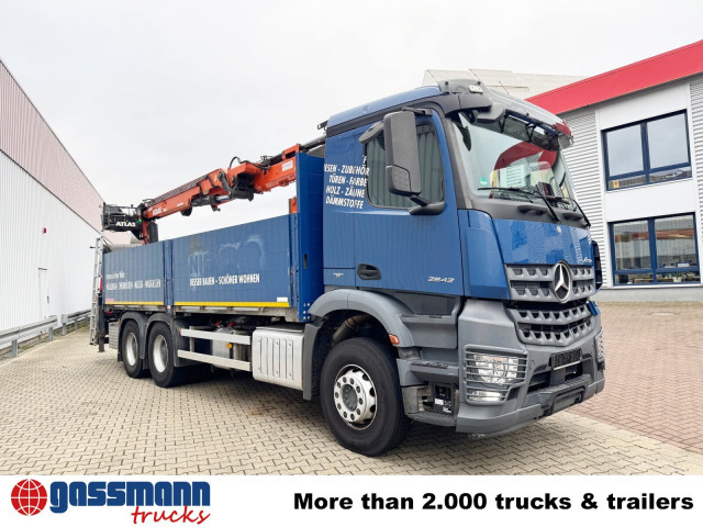 Camión caja abierta, Camión grúa Mercedes-Benz Arocs 2642 6x4 mit Heckkran Atlas AK 186.3 V-2: foto 10