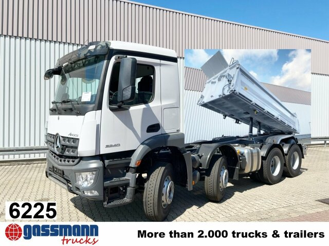 Mercedes-Benz Arocs 3240 8x4, Meiller 3-Seiten Kipper, ca. - Camión volquete: foto 1 Mercedes-Benz Arocs 3240 8x4, Meiller 3-Seiten Kipper, ca. - Camión volquete: foto 1