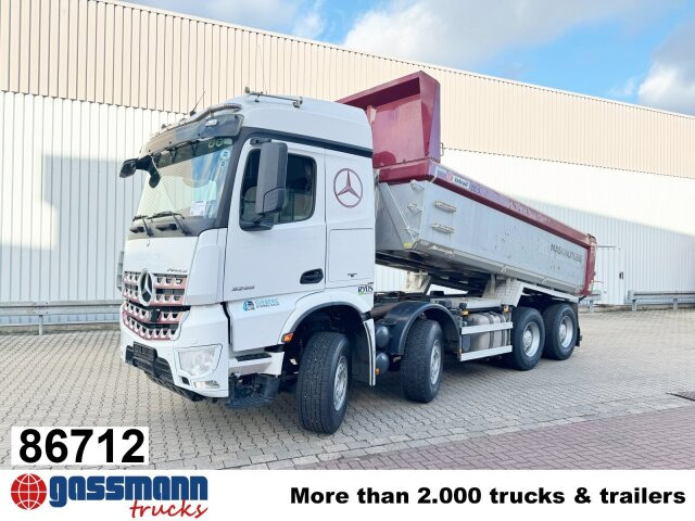 Mercedes-Benz Arocs 3258 LK 8x4/4, Retarder, Stahlmulde ca. - Dúmper: foto 1 Mercedes-Benz Arocs 3258 LK 8x4/4, Retarder, Stahlmulde ca. - Dúmper: foto 1