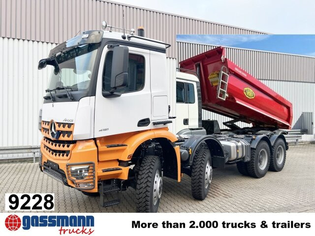 Mercedes-Benz Arocs 4151 AK 8x8/4, Grounder, Meiller - Dúmper: foto 1 Mercedes-Benz Arocs 4151 AK 8x8/4, Grounder, Meiller - Dúmper: foto 1