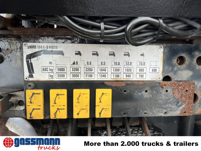 Mercedes-Benz Axor 1828 A 4x4 mit Kran Hiab XS 166 E-5 - Camión caja abierta, Camión grúa: foto 2 Mercedes-Benz Axor 1828 A 4x4 mit Kran Hiab XS 166 E-5 - Camión caja abierta, Camión grúa: foto 2