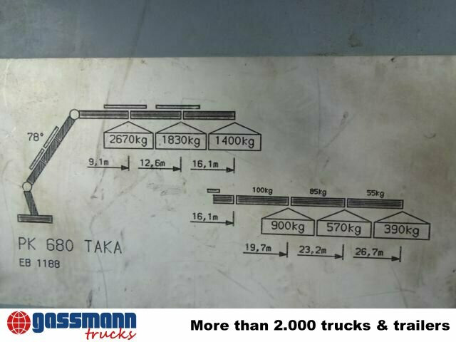 Palfinger PK 68000 TAKA V42.3, Seilwinde - Grúa para camión: foto 3 Palfinger PK 68000 TAKA V42.3, Seilwinde - Grúa para camión: foto 3