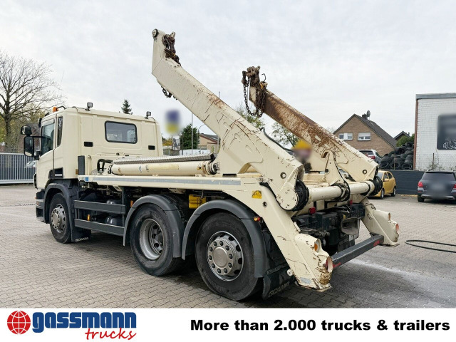 Scania P 320 6x2-4, Lenk-/Liftachse, Tele-Absetzanlage, - Camión portacontenedor de cadenas: foto 5 Scania P 320 6x2-4, Lenk-/Liftachse, Tele-Absetzanlage, - Camión portacontenedor de cadenas: foto 5