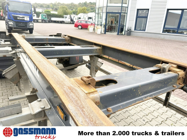 Remolque multilift/ Portacontenedores de cadenas Schmitz Cargobull ACF 18 S Schlittenabroller: foto 14