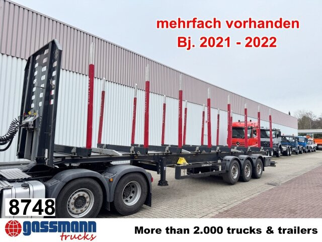 Schwarzmüller 3-Achs Holzauflieger, Liftachse, MEHRFACH - Semirremolque maderero: foto 1 Schwarzmüller 3-Achs Holzauflieger, Liftachse, MEHRFACH - Semirremolque maderero: foto 1