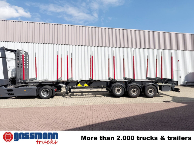 Schwarzmüller 3-Achs Holzauflieger, Liftachse, MEHRFACH - Semirremolque maderero: foto 4 Schwarzmüller 3-Achs Holzauflieger, Liftachse, MEHRFACH - Semirremolque maderero: foto 4