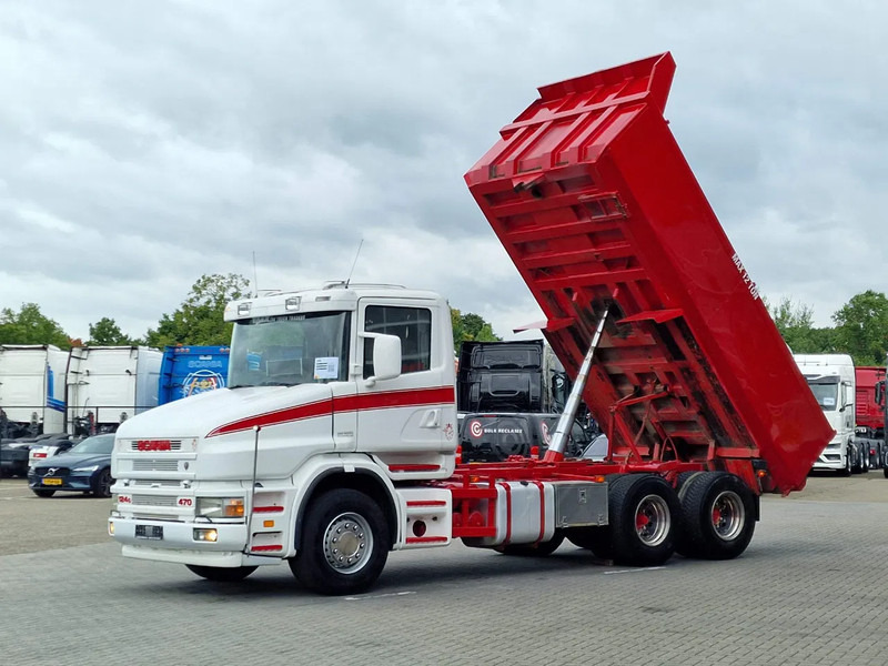 Scania T124-470 6x2 - Tipper - Manual gearbox - Full steel - Robson Drive - New Engine - Torpedo/Hauber - Camión volquete: foto 4 Scania T124-470 6x2 - Tipper - Manual gearbox - Full steel - Robson Drive - New Engine - Torpedo/Hauber - Camión volquete: foto 4