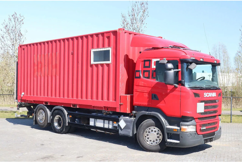 Scania R490 | 6X2 | RETARDER | BDF | MOBILE WORKSHOP | WERKSTATT - Camión portacontenedore/ Intercambiable: foto 3 Scania R490 | 6X2 | RETARDER | BDF | MOBILE WORKSHOP | WERKSTATT - Camión portacontenedore/ Intercambiable: foto 3