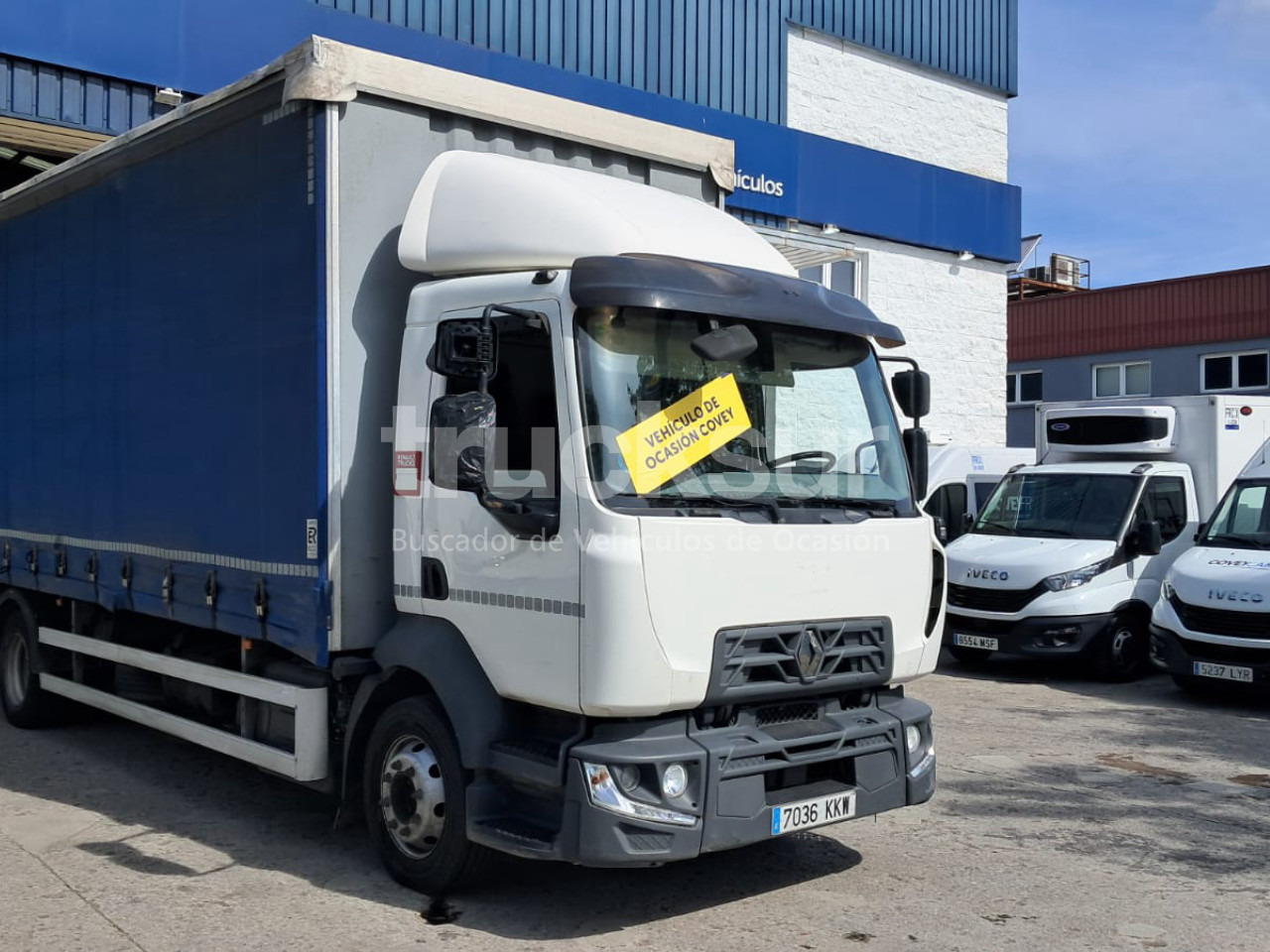 RENAULT D 12.210 SEMITAULINER - Camión lona: foto 4 RENAULT D 12.210 SEMITAULINER - Camión lona: foto 4