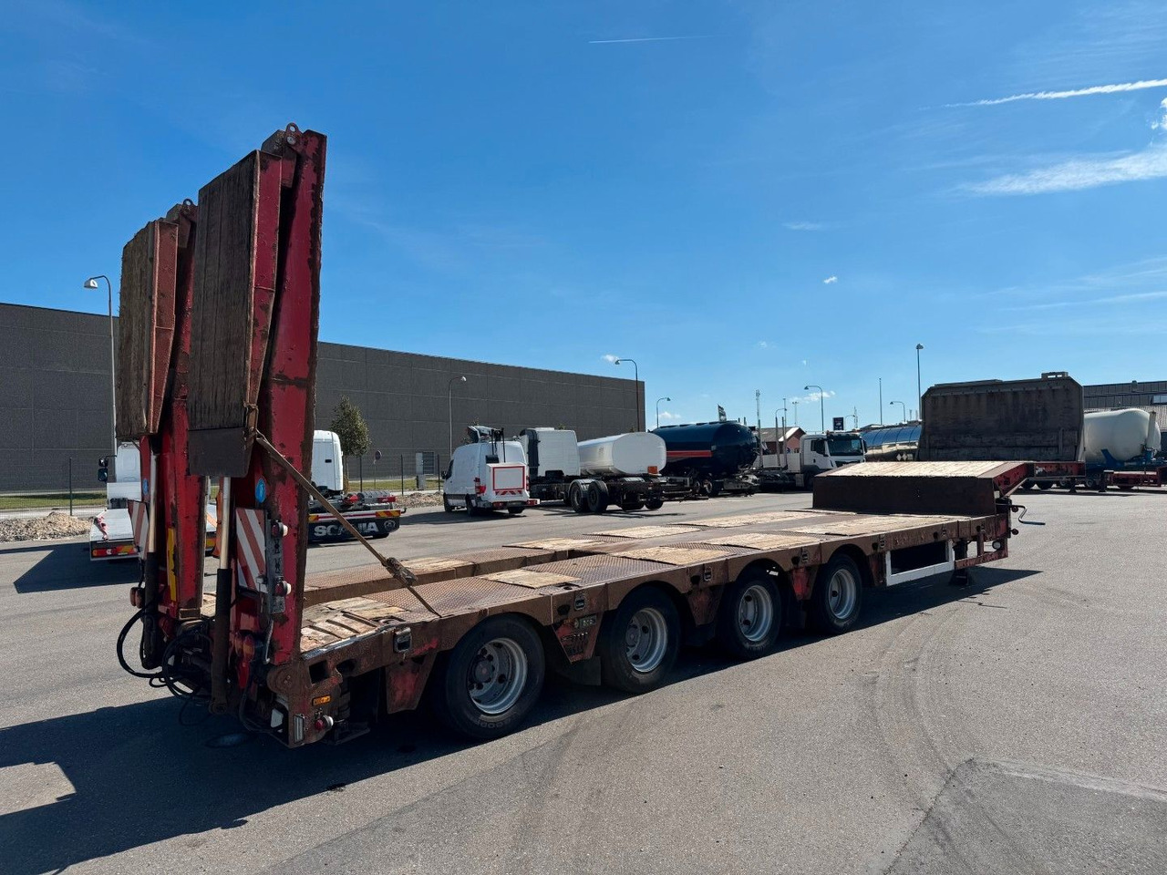 Kel-Berg Faymonville 4 axle Ausziehbar Tieflader - Semirremolque góndola rebajadas: foto 3 Kel-Berg Faymonville 4 axle Ausziehbar Tieflader - Semirremolque góndola rebajadas: foto 3