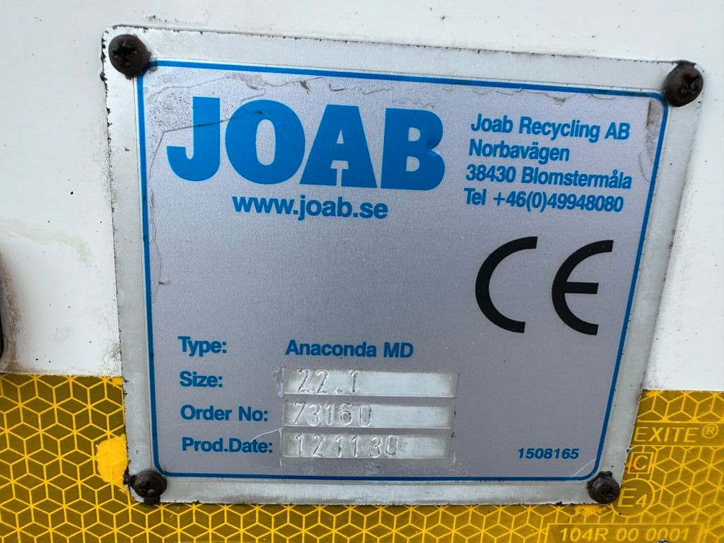 Camión de basura Scania P320 6x2*4 JOAB Anaconda MD 22,1 m3 / Müllwagen: foto 20 Camión de basura Scania P320 6x2*4 JOAB Anaconda MD 22,1 m3 / Müllwagen: foto 20