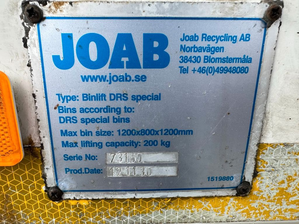 Camión de basura Scania P320 6x2*4 JOAB Anaconda MD 22,1 m3 / Müllwagen: foto 17 Camión de basura Scania P320 6x2*4 JOAB Anaconda MD 22,1 m3 / Müllwagen: foto 17