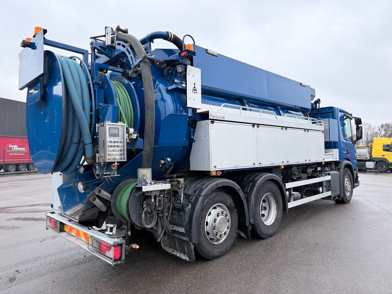 Scania P360 6x2*4 Hvidtved Larsen Flexline 310 - Limpieza de alcantarillado: foto 3 Scania P360 6x2*4 Hvidtved Larsen Flexline 310 - Limpieza de alcantarillado: foto 3