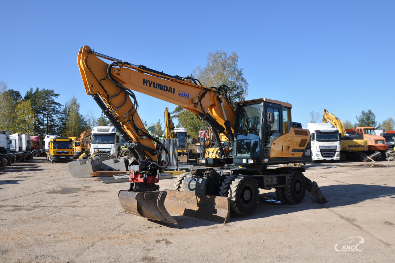 Hyundai HW160 - Excavadora de ruedas: foto 1 Hyundai HW160 - Excavadora de ruedas: foto 1