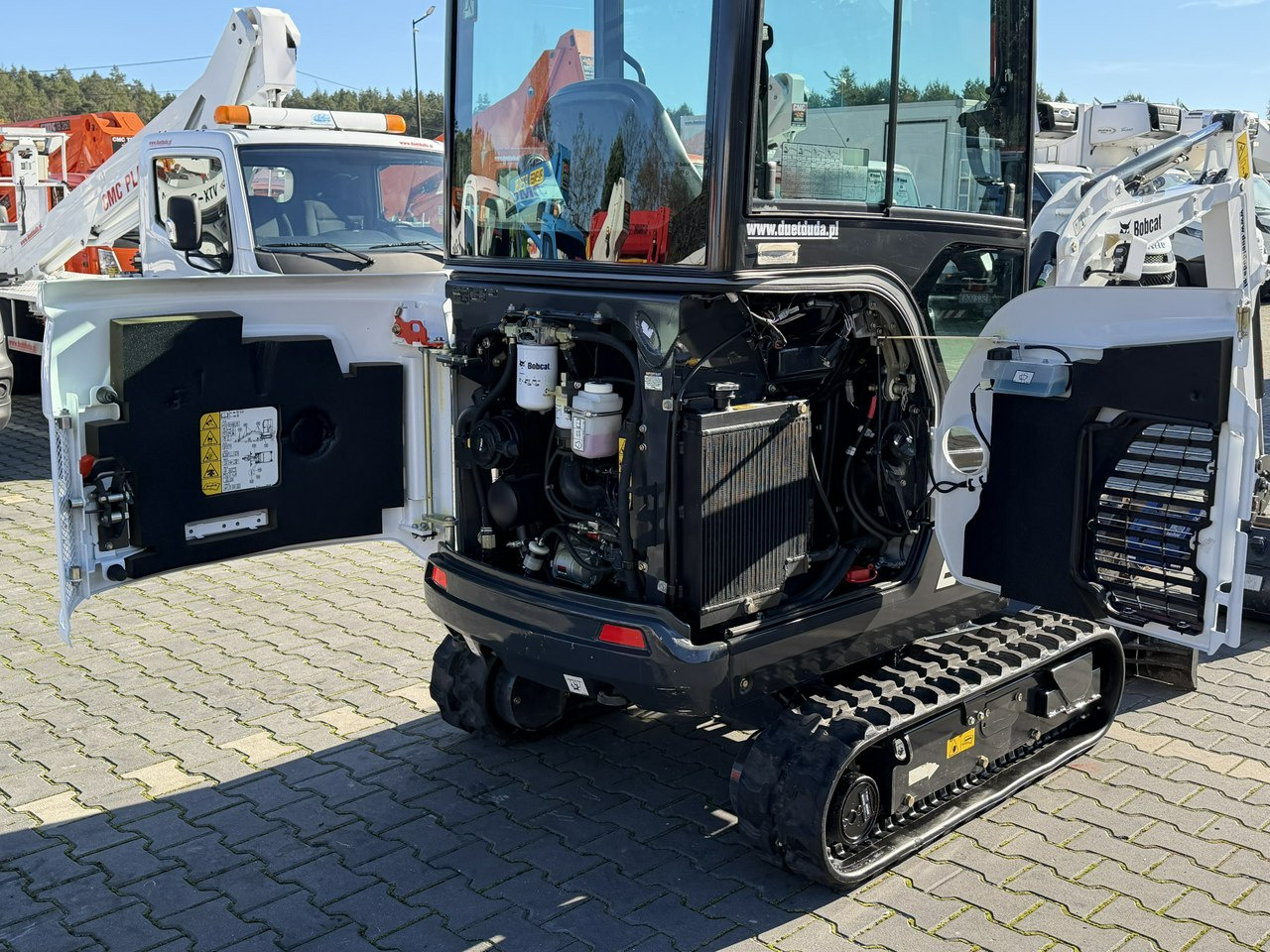 Miniexcavadora Bobcat E19 Komplet Łyżek Mało Używana Przepracowane tylko 90mth: foto 19