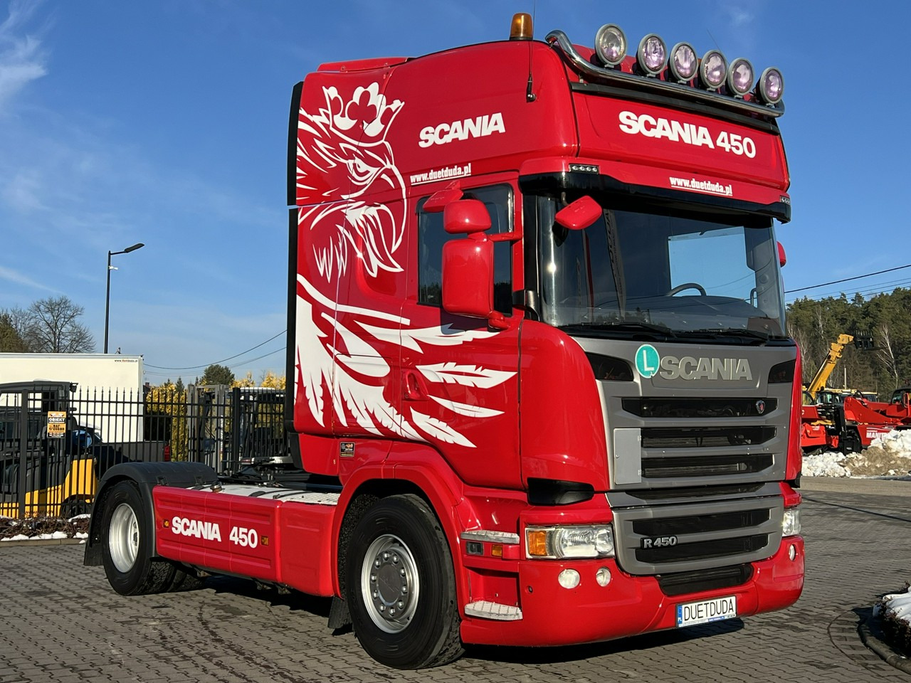 Scania R 450 Topline E6 4x2 Retarder Klima Postojowa !!! - Cabeza tractora: foto 1 Scania R 450 Topline E6 4x2 Retarder Klima Postojowa !!! - Cabeza tractora: foto 1