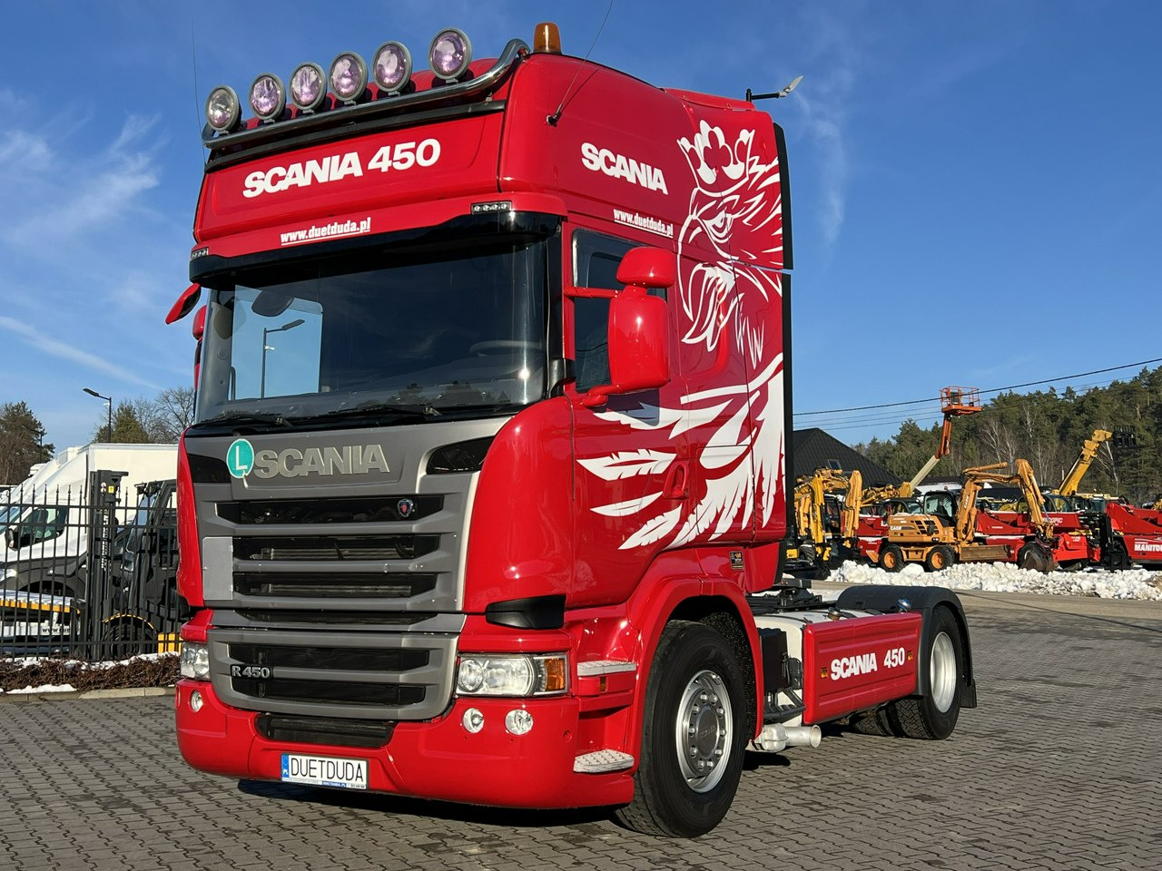 Scania R 450 Topline E6 4x2 Retarder Klima Postojowa !!! - Cabeza tractora: foto 5 Scania R 450 Topline E6 4x2 Retarder Klima Postojowa !!! - Cabeza tractora: foto 5
