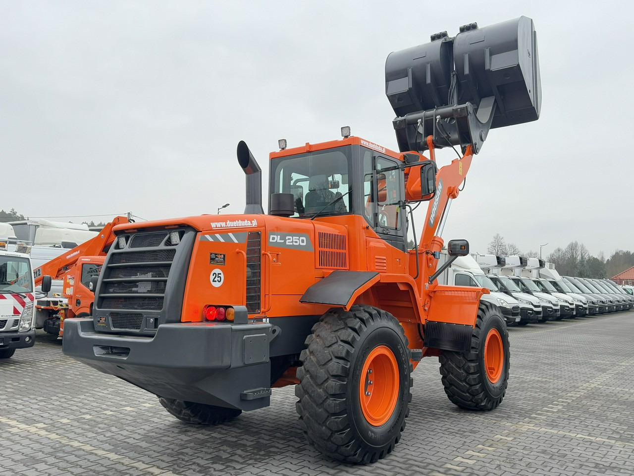 Cargadora de ruedas Doosan DL250 14,5Ton Łyżka Wysokiego Wysypu !!!: foto 17