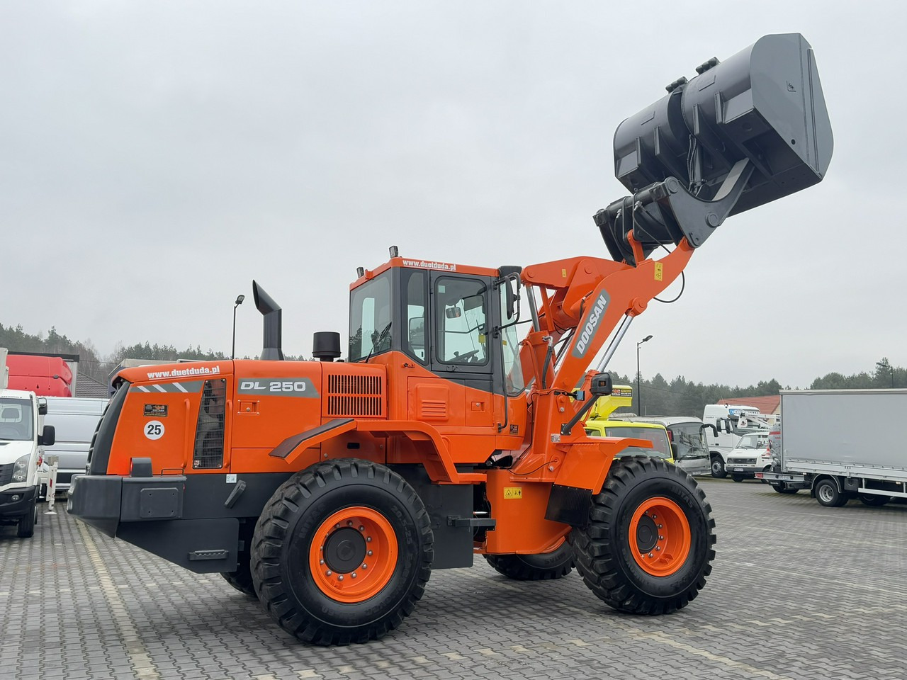 Cargadora de ruedas Doosan DL250 14,5Ton Łyżka Wysokiego Wysypu !!!: foto 12
