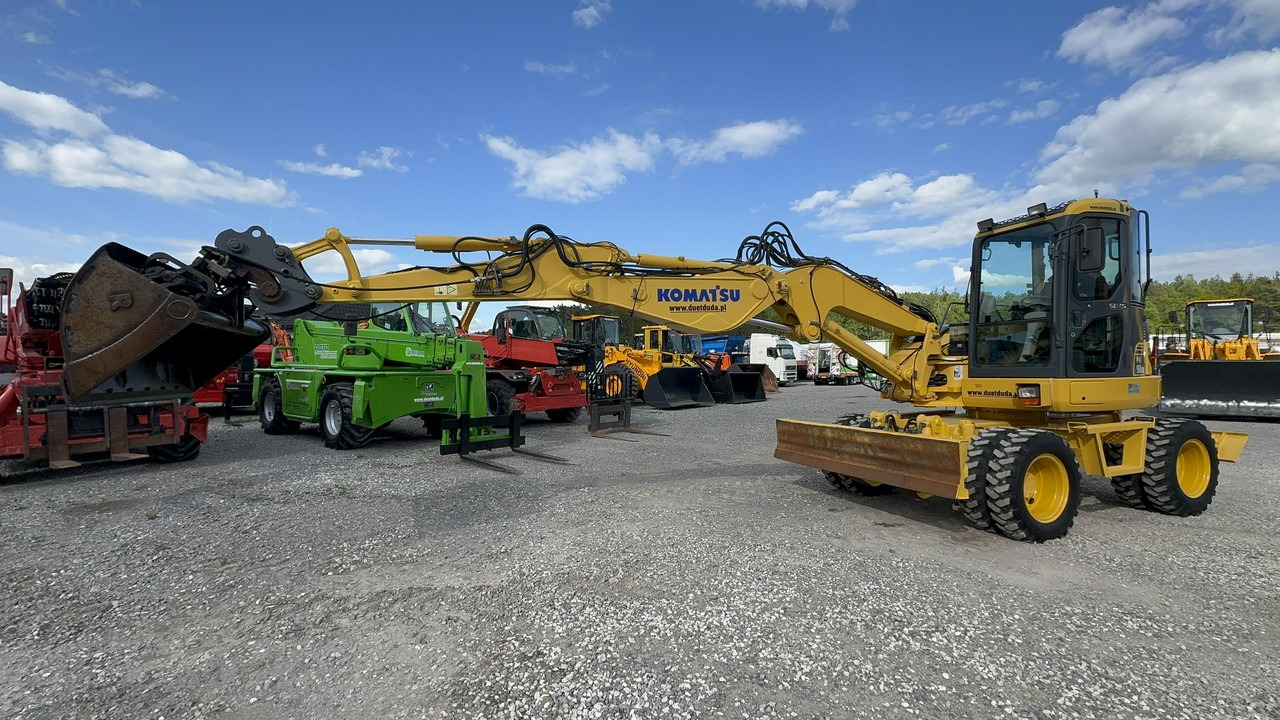 Komatsu PW 98 MR 8 Pług + Podpory 10ton Szybkozłącze - Excavadora de ruedas: foto 3 Komatsu PW 98 MR 8 Pług + Podpory 10ton Szybkozłącze - Excavadora de ruedas: foto 3