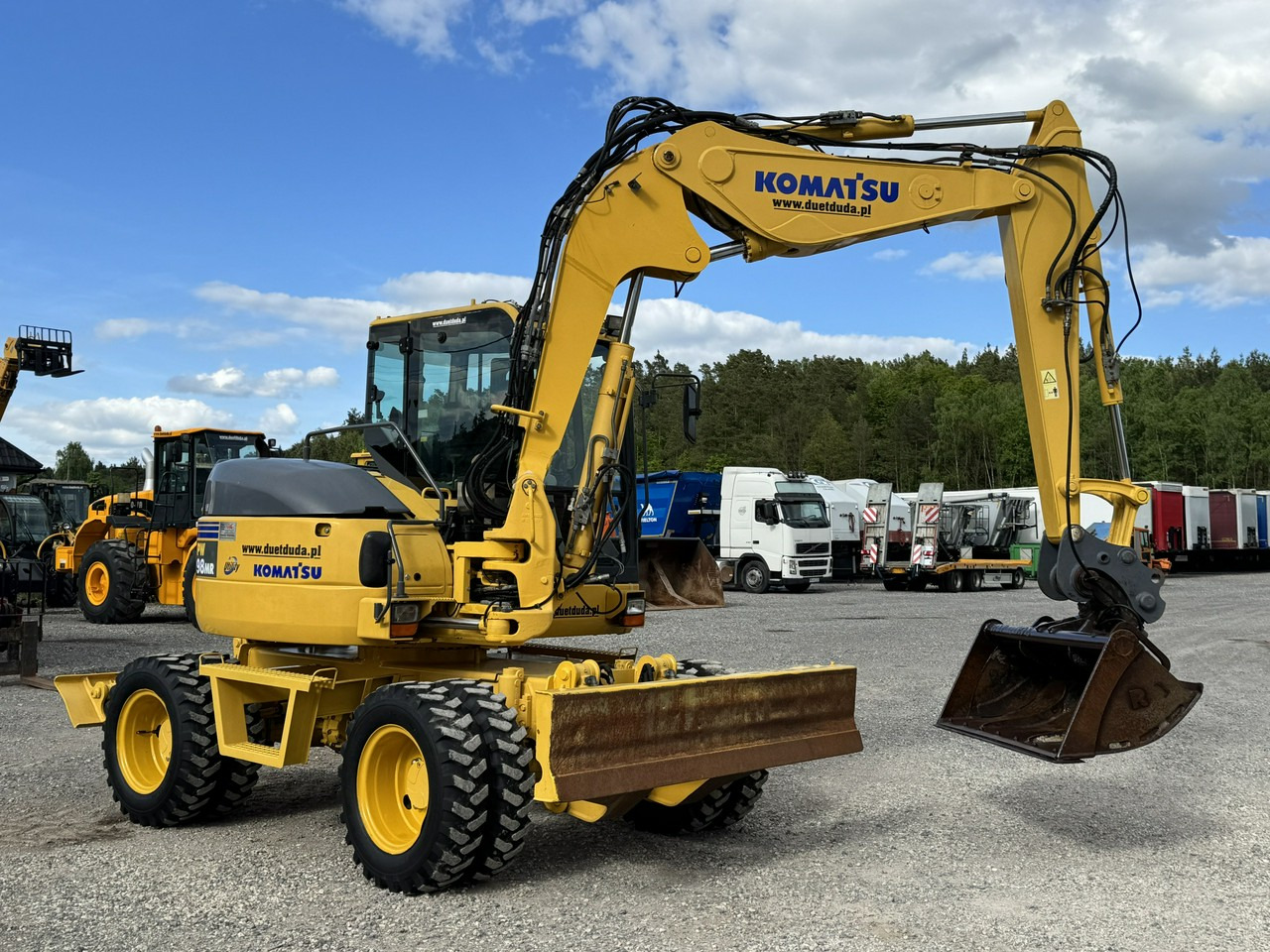 Komatsu PW 98 MR 8 Pług + Podpory 10ton Szybkozłącze - Excavadora de ruedas: foto 2 Komatsu PW 98 MR 8 Pług + Podpory 10ton Szybkozłącze - Excavadora de ruedas: foto 2